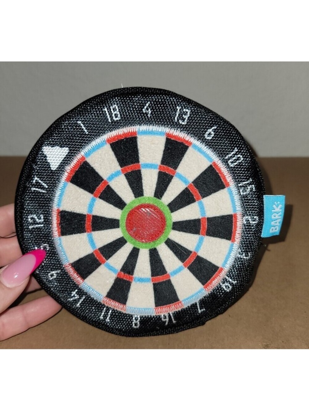 BARKBOX BULLSEYE 🎯 DARTBOARD DOG PET SQUEAKY TOY